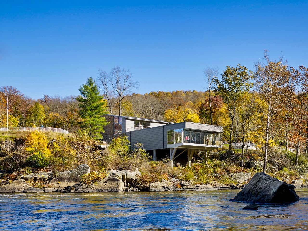 Ohiopyle from across river